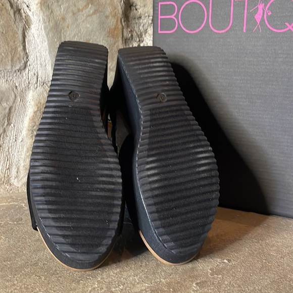 Corky's Boutique Shoes Corkys Felton Wedge In Black Poshmark